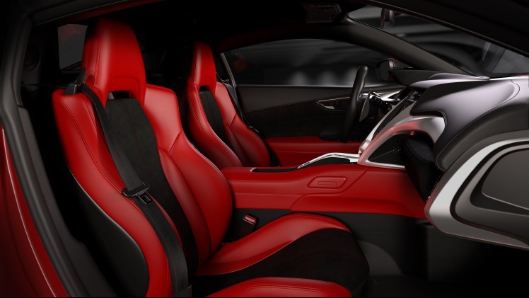 Onthulling Honda NSX als Acura NSX in Detroit tijdens NAIAS 2015.