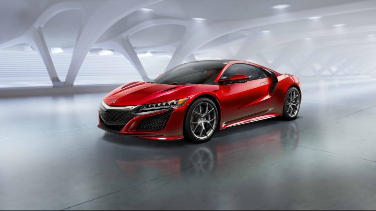 Onthulling Honda NSX als Acura NSX in Detroit tijdens NAIAS 2015.