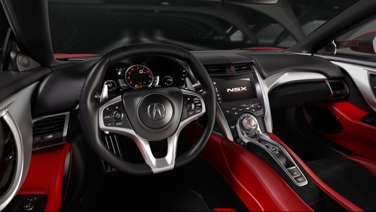 Onthulling Honda NSX als Acura NSX in Detroit tijdens NAIAS 2015.