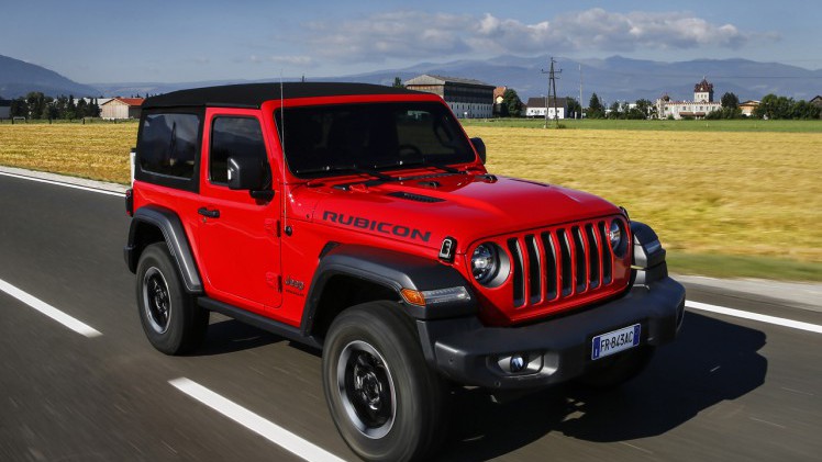 Jeep lanceert in september de nieuwe Wrangler op de Europese markt alleen met viercilinder motoren.