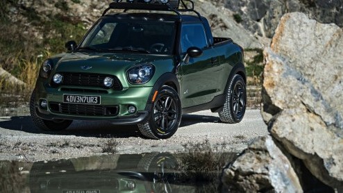 MINI Paceman Adventure is een pick-up versie van de Paceman, ontwikkeld met studenten.