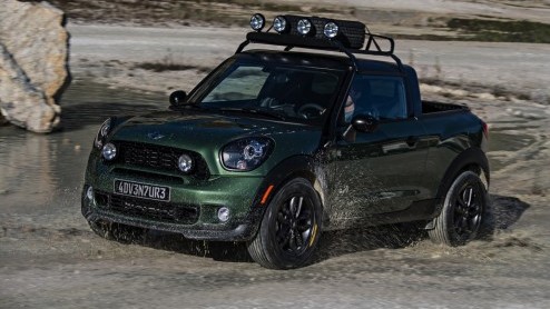 MINI Paceman Adventure is een pick-up versie van de Paceman, ontwikkeld met studenten.