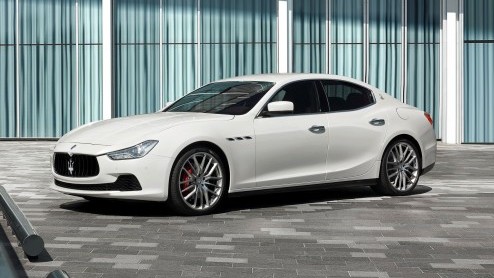 Maserati Quattroporte en Ghibli naar Autosalon van Brussel 2014.