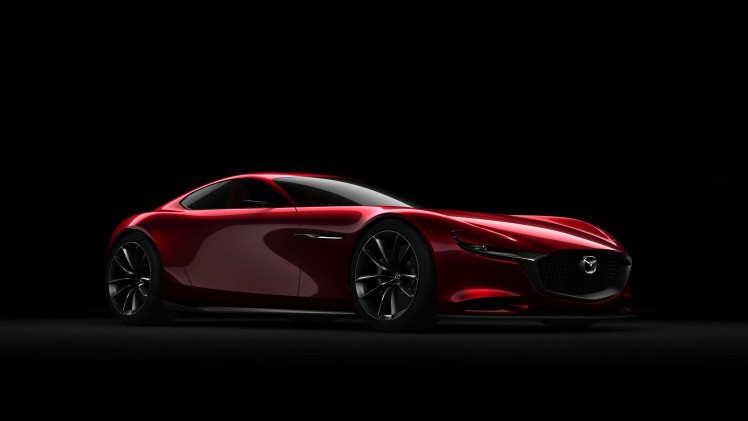 Mazda onthult spectaculaire RX-Vision Concept Car op Tokyo Motor Show. Het spectaculaire studiemodel is uitgerust met een rotatiemotor.