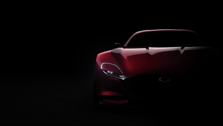 Mazda onthult spectaculaire RX-Vision Concept Car op Tokyo Motor Show. Het spectaculaire studiemodel is uitgerust met een rotatiemotor.