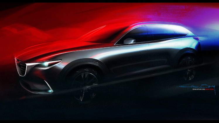 Mazda komt met nieuwe generatie CX-9 SUV op Los Angeles Motor Show 2015.