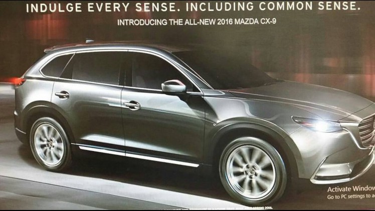 Mazda komt met nieuwe generatie CX-9 SUV op Los Angeles Motor Show 2015.