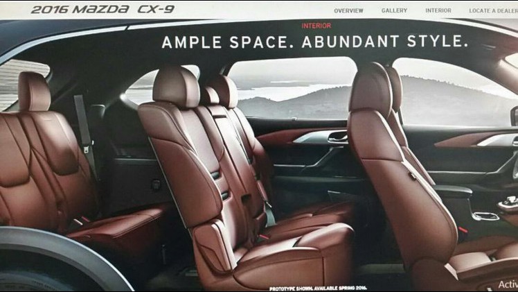 Mazda komt met nieuwe generatie CX-9 SUV op Los Angeles Motor Show 2015.