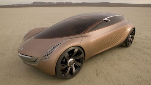 Een tweetal weken geleden lieten we je al weten dat Mazda met een conceptmodel op de LA motorshow zou komen die de toekomst van het Japanse merk zou laten zien. Vandaag hebben we ook fotos van het mo
