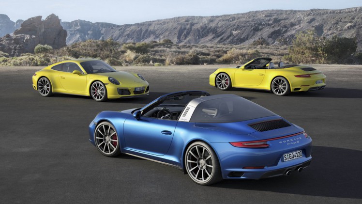Porsche maakt de vernieuwde 911 Carrera 4 en Targa 4 modellen bekend. Beide varianten hebben vierwielaandrijving en komen ook als Carrera 4S en Targa 4 S op de markt met nog meer vermogen.