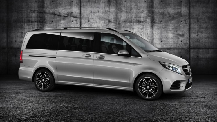 Mercedes V-Klasse Exclusive naar Autosalon van Geneve, in navolging van de sportieve AMG Line.