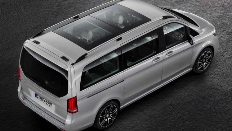 Mercedes V-Klasse Exclusive naar Autosalon van Geneve, in navolging van de sportieve AMG Line.