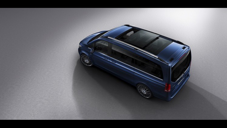 Mercedes V-Klasse Exclusive naar Autosalon van Geneve, in navolging van de sportieve AMG Line.