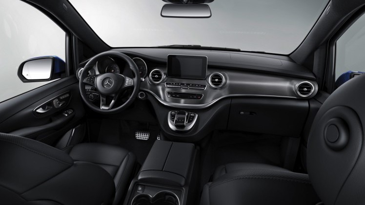 Mercedes V-Klasse Exclusive naar Autosalon van Geneve, in navolging van de sportieve AMG Line.