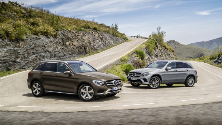 De Mercedes GLC F-CELL op waterstof met brandstofcel is in ontwikkeling.