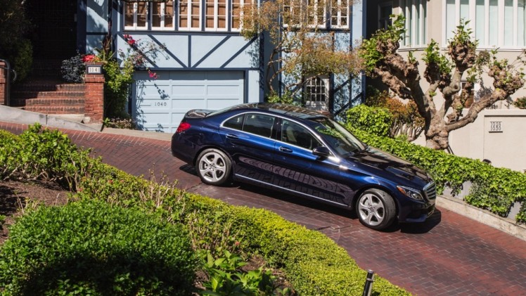 Autotest Mercedes-Benz C350e, de nieuwe plug-in hybride C-Klasse met 7% bijtelling. Een eerste indruk vanuit San Francisco.