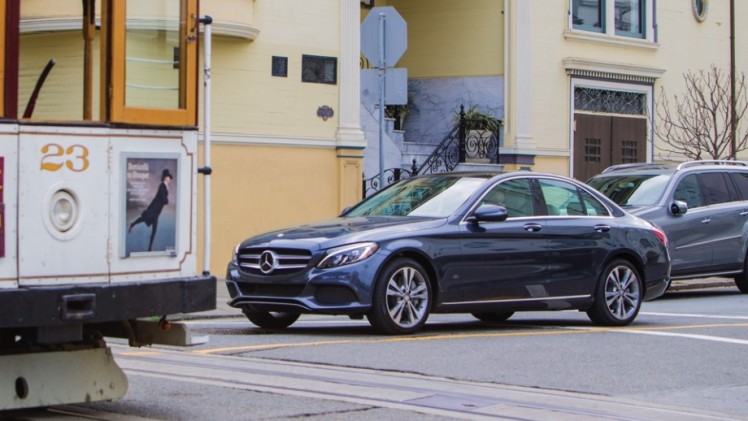 Autotest Mercedes-Benz C350e, de nieuwe plug-in hybride C-Klasse met 7% bijtelling. Een eerste indruk vanuit San Francisco.