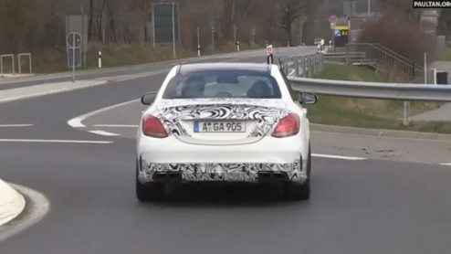 AMG is volop aan het testen met de nieuwe Mercedes-Benz C63 AMG. Het lijkt erop alsof de potente C-klasse al bijna klaar is.