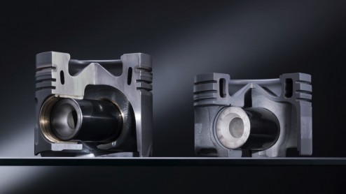 Stalen zagers met Nanoslide coating in cilinderwanden voor dieselmotoren personenwagens van Mercedes-Benz.