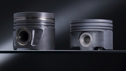 Stalen zagers met Nanoslide coating in cilinderwanden voor dieselmotoren personenwagens van Mercedes-Benz.