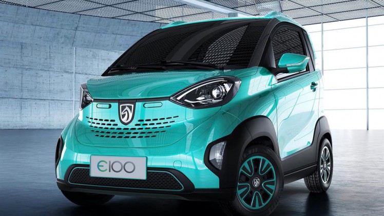 Het Chinese merk Baojun lanceert met de E100 een minuscule elektrische tweezitter.