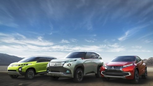 Mitsubishi presenteert Concept AR, Concept XR-PHEV en GC-PHEV op Tokyo Motor Show 2013.
