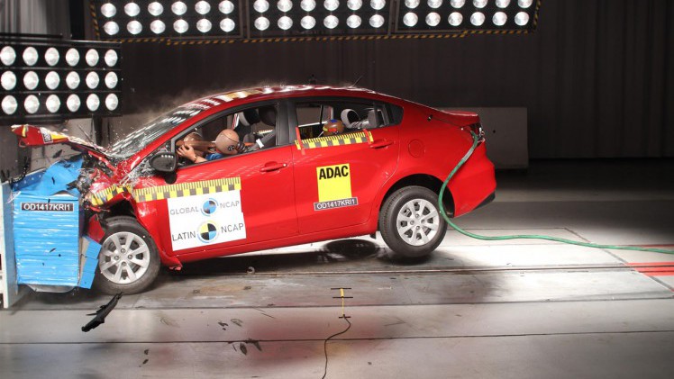 De Latijnse afdeling van NCAP voerde botsproeven uit met de Kia Rio sedan en Chevrolet Onix met teleurstellend resultaat.