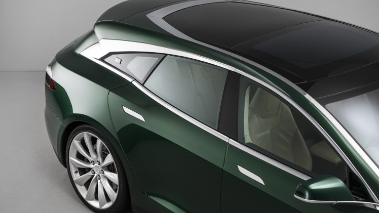RemetzCar heeft het ontwerp van Niels van Roij van een Tesla Model S Shooting Brake tot in de perfectie uitgevoerd.