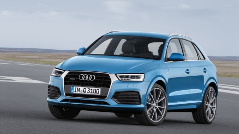Facelift Audi Q3 nu officieel gepresenteerd. De vernieuwde Q3 staat in februari 2015 bij de dealer.