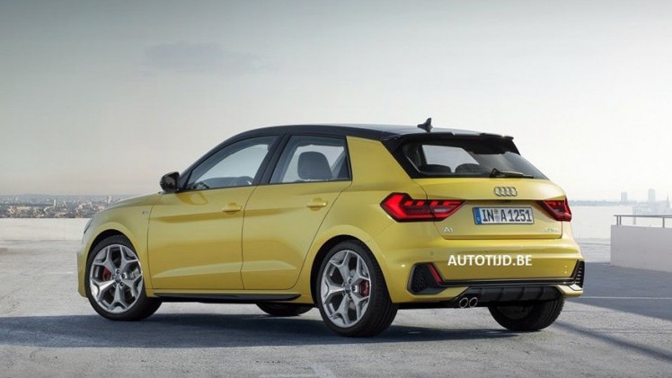 De foto's van de nieuwe Audi A1 zijn uitgelekt.