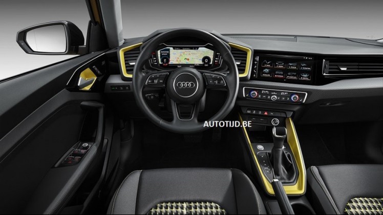 De foto's van de nieuwe Audi A1 zijn uitgelekt.