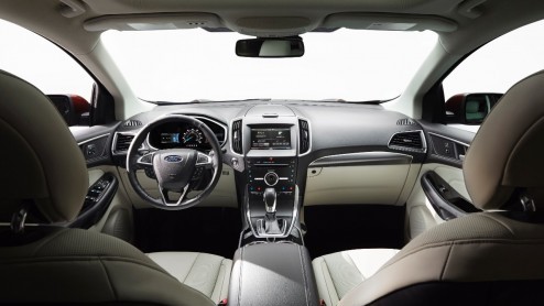 Onthulling Ford Edge SUV in Keulen. Eerste details en informatie omtrent nieuwe SUV-vlaggenschip. Introductie Ford Edge in zomer 2015.