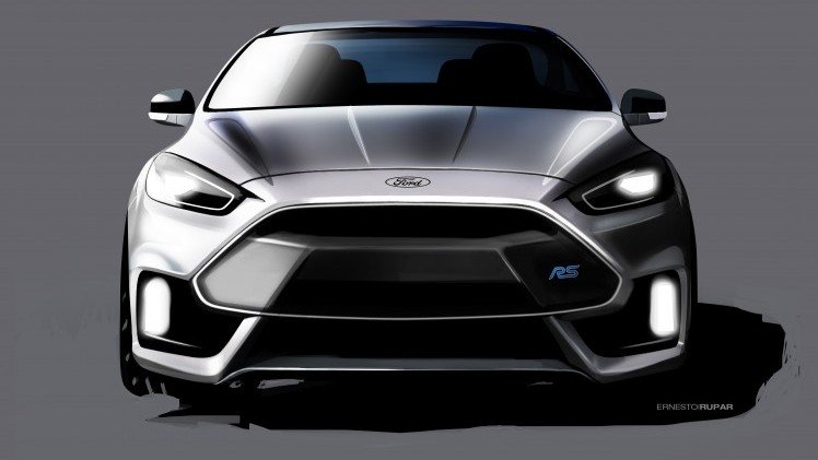 Nieuwe Ford Focus RS gepresenteerd met 320 pk en vierwielaandrijving. Introductie op Autosalon van Genve 2015.