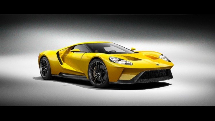 Ford steelt in Detroit de show met de nieuwe Ford GT EcoBoost V6 supercar, die in 2016 in productie gaat.