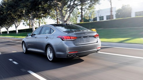 Vlaggenschip Hyundai Genesis V8 toch ook een heel klein beetje bedoeld voor Europa.