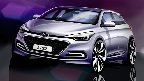 Nieuwe Hyundai i20 gelekt voorafgaand aan introductie op Autosalon van Parijs.