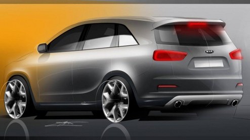Kia World heeft de eerste schetsen van de gloednieuwe Sorento onder handen gekregen.