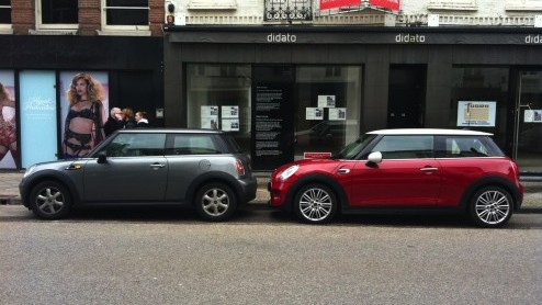 Test nieuwe MINI Cooper 2014, Born in Born.
