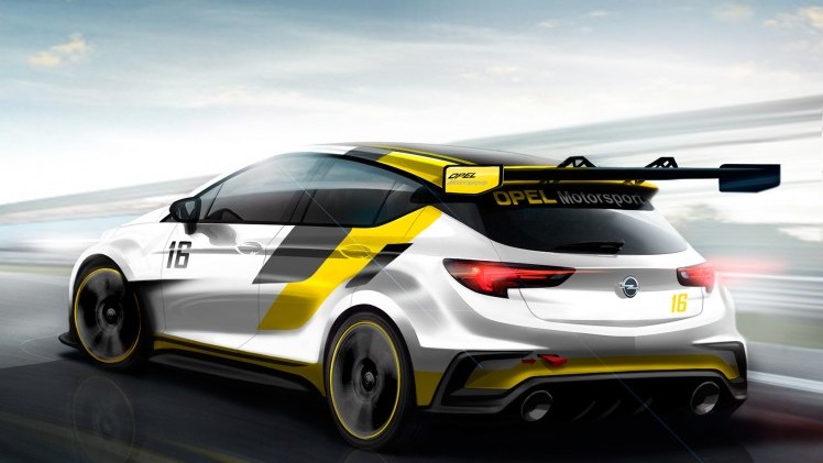 Nieuwe Opel Astra al aan het racen met de Astra TCR, goed voor 330 pk en 410 Nm.