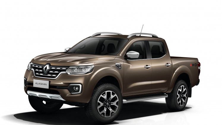 Renault Alaskan gaat aan het werk als stoere 1-tons pickup met 3500 kg trekgewicht. De op de Navara gebaseerde pick-up gaat wereldwijd in de verkoop.