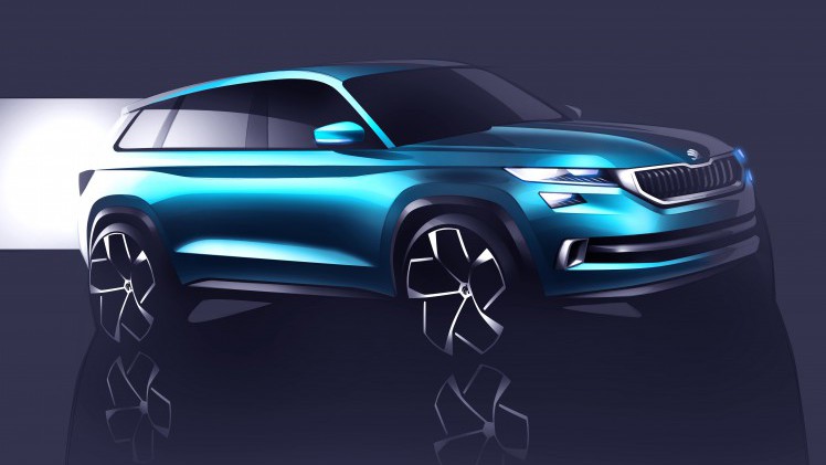 Skoda VisionS is voorbode van nieuwe SUV. Skoda komt de komende jaren met een opvolger van de Yeti, de Kodiak en een crossover.