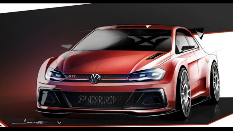 Volkswagen heeft een rallyuitvoering in voorbereiding van de nieuwe Polo GTi.