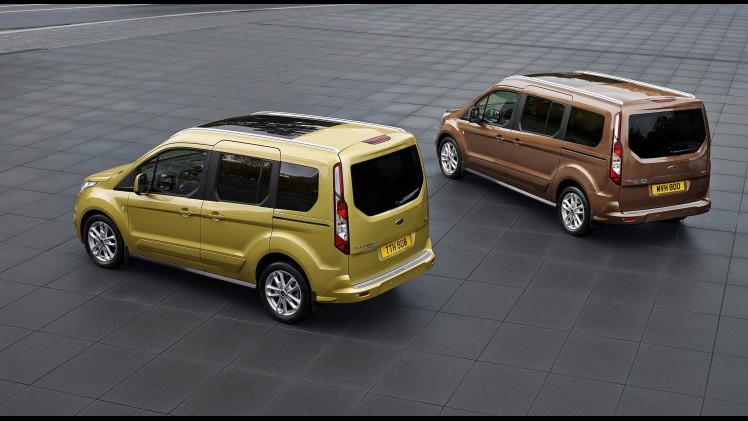 Ford Grand Tourneo Compact en Tourneo Connect voor 2015 opgefrist met nieuwe 1.5 TDCi diesel en extra rijassistentiesystemen.