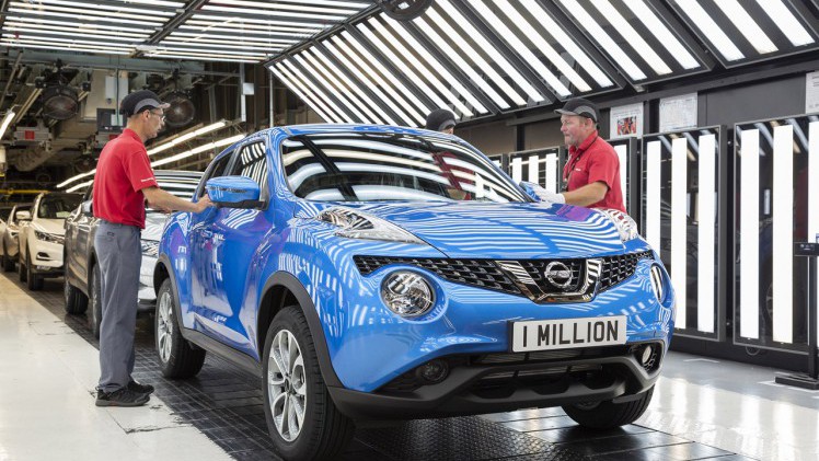 Nissan produceerde in 8 jaar 1 miljoen exemplaren van de Juke.