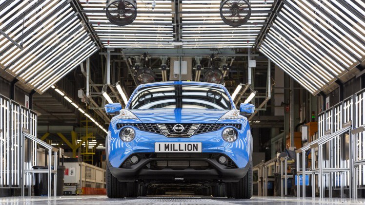 Nissan produceerde in 8 jaar 1 miljoen exemplaren van de Juke.