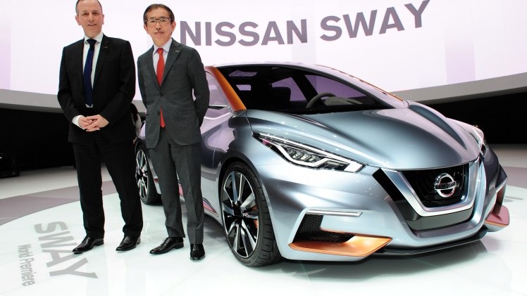 Nissan Sway Concept is designstudie en een voorbode van een nieuw model in het B-segment, mogelijk de opvolger van de Nissan Micra.