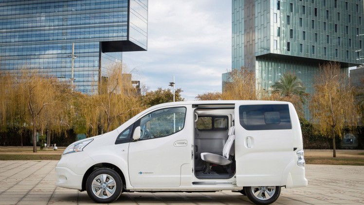 Nissan gaat een grotere batterij leveren in de e-NV200.