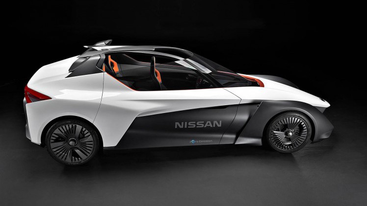 Nissan presenteert de elektrische auto voor autoliefhebbers. Geen Tesla maar de BladeGlider Concept.