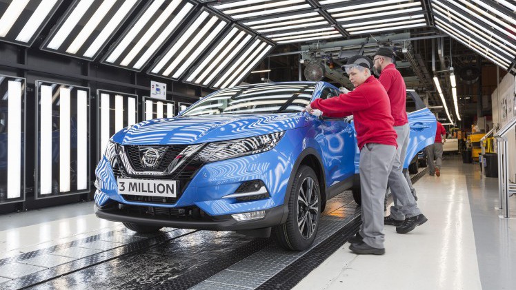 Nissan produceerde in tien jaar tijd 3 miljoen exemplaren van de Qashqai