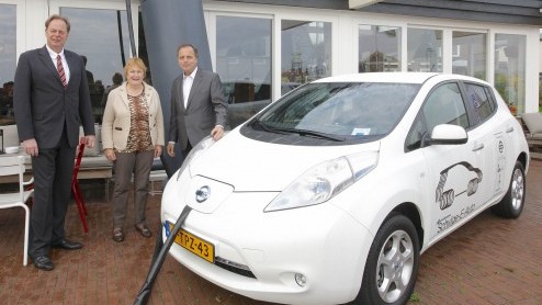 Vloot 100 stuks Nissan Leaf voor autodeelproject Terschelling.